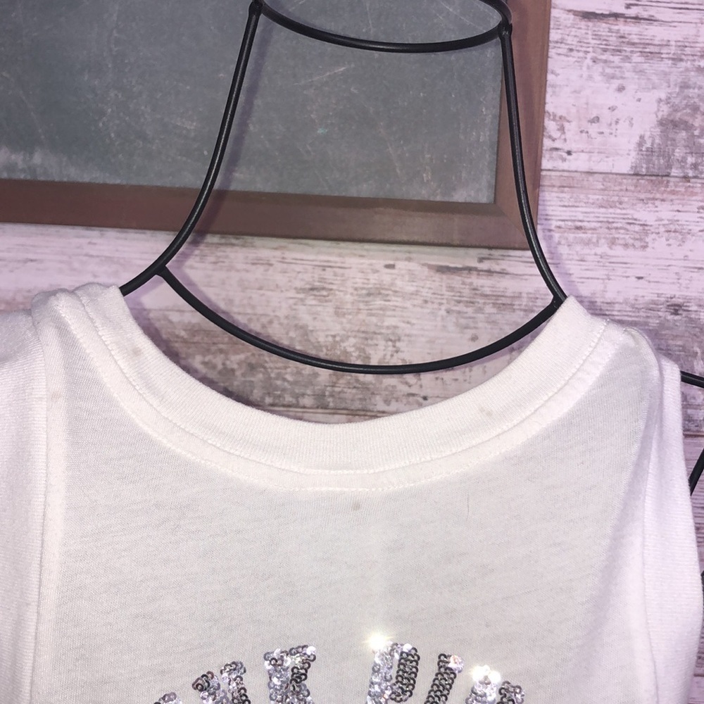 Pink Victoria’s Secret tropical tank top size medium bling tank top summer warm‌ - Picture 3 of 9